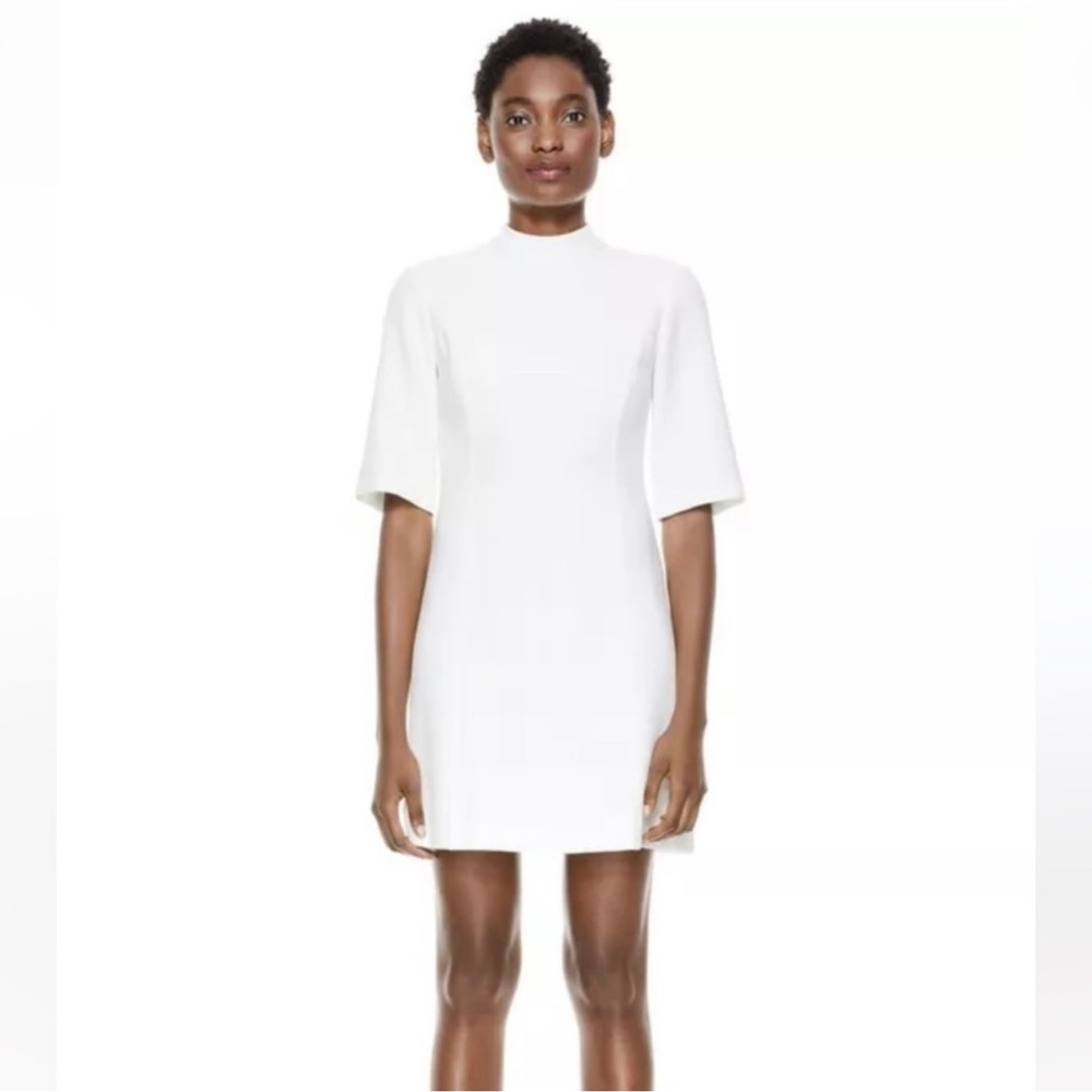 Alice + Olivia Mock Neck Mini Dress Size 8 NWT NEW